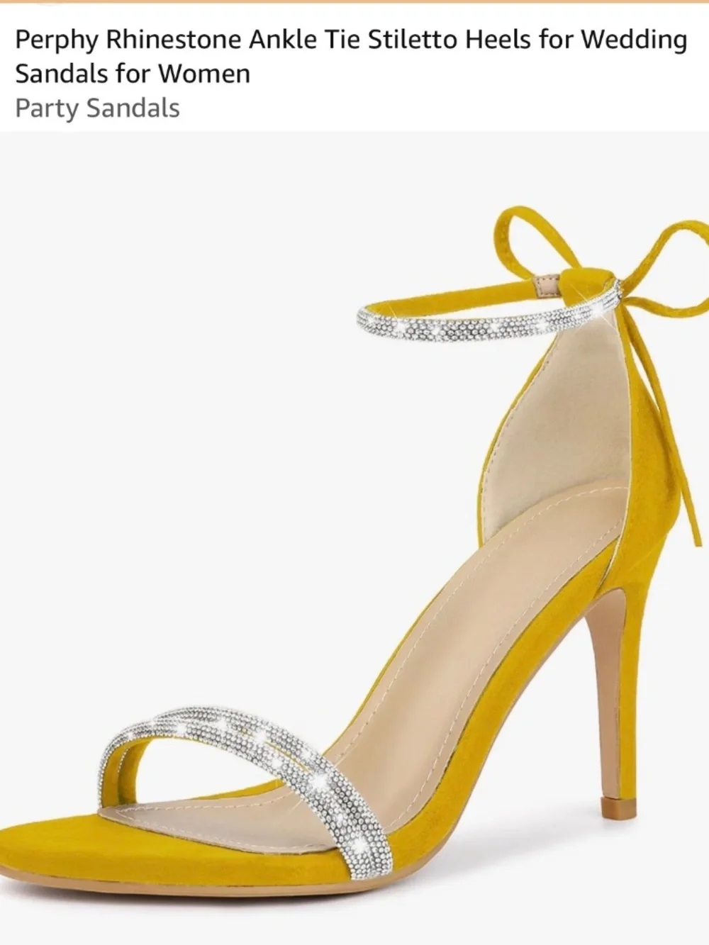 Women yellow sandals